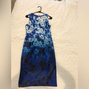 Blue Abstract Vince camuto Dress